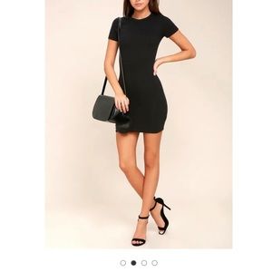 Short Sleeve Black Dress Size XS